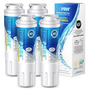 UKF8001 Replacement for Whirlpool Filter 4 EveryDrop EDR4RXD1 4Pack | RWF0900A Replacement for Maytag UKF8001AXX-200, EveryDrop 4396395, RFC0900A, FMM-2, WF295, UKF8001P, 46-9006, Puriclean II UKF8001 Replacement for Whirlpool Filter 4 EveryDrop EDR4RXD1 4Pack | RWF0900A Replacement for Maytag UKF8001AXX-200, EveryDrop 4396395, RFC0900A, FMM-2, WF295, UKF8001P, 46-9006, Puriclean II