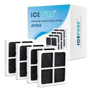AF004 Replacement for LG LT120F Refrigerator Air Filter, 4PACK | Compatible with Kenmore Elite 469918, 9918, 46-9918, ADQ73214402, ADQ73214403, ADQ73214404, ADQ73334008 AF004 Replacement for LG LT120F Refrigerator Air Filter, 4PACK | Compatible with Kenmore Elite 469918, 9918, 46-9918, ADQ73214402, ADQ73214403, ADQ73214404, ADQ73334008