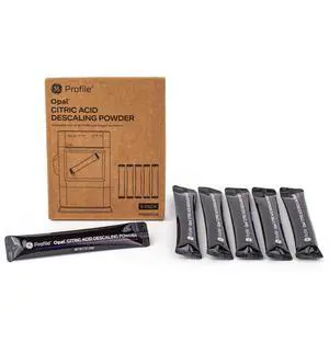 GE Opal Descaling Powder, Removes mineral deposits and scale build-up, Enhanced Ice Performance, 6 Pack Kit GE Opal Descaling Powder, Removes mineral deposits and scale build-up, Enhanced Ice Performance, 6 Pack Kit