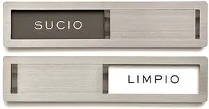 Dishwasher Magnet Clean Dirty Sign (Spanish), Limpio Sucio, Premium Stainless Steel Grade 304, Kitchen Organizers and Storage Decor Accessories, Extra Adhesive Tapes Included Dishwasher Magnet Clean Dirty Sign (Spanish), Limpio Sucio, Premium Stainless Steel Grade 304, Kitchen Organizers and Storage Decor Accessories, Extra Adhesive Tapes Included