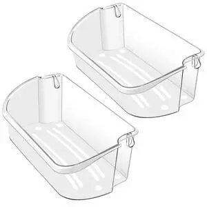 2 PACK Upgraded 240356402 Refrigerator Door Bin Replacement By | Fits for Frigi.daire Refrigerator Door Shelf Parts LFSS2612TF0 LFSS2612TE0 FFSS2615TE0 Door Shelf Shelves (Length 15.38") 2 PACK Upgraded 240356402 Refrigerator Door Bin Replacement By | Fits for Frigi.daire Refrigerator Door Shelf Parts LFSS2612TF0 LFSS2612TE0 FFSS2615TE0 Door Shelf Shelves (Length 15.38")