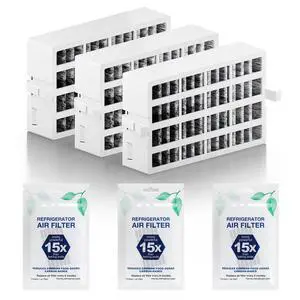 3 Pack W10311524 AIR1 Refrigerator Air Filter Replacement for Whirlpool | Compatible with Whirlpool Kenmore Refrigerator, Fresh Flow Refrigerator Air Filter 3 Pack W10311524 AIR1 Refrigerator Air Filter Replacement for Whirlpool | Compatible with Whirlpool Kenmore Refrigerator, Fresh Flow Refrigerator Air Filter