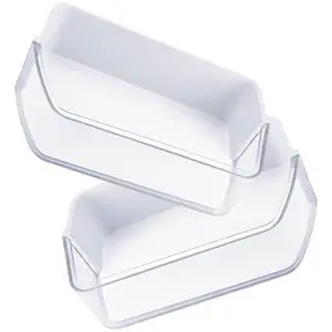 DA97-12650A(RIGHT) & DA97-12657A(LEFT) Refrigerator Door Shelf | Fit for Refrigerator Parts RF260BEAESR RF261BEAESR RF261BEAESP RF260BEAEWW with 2 Egg Trays DA97-12650A(RIGHT) & DA97-12657A(LEFT) Refrigerator Door Shelf | Fit for Refrigerator Parts RF260BEAESR RF261BEAESR RF261BEAESP RF260BEAEWW with 2 Egg Trays