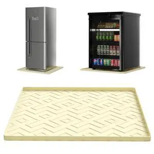 Silicone Mini Fridge Mat 19.7"x19.7" Refrigerator Mats, Non-Slip Waterproof Protector Pad for Washing Machine, Dryer, Dishwasher & Wine Cooler Silicone Mini Fridge Mat 19.7"x19.7" Refrigerator Mats, Non-Slip Waterproof Protector Pad for Washing Machine, Dryer, Dishwasher & Wine Cooler