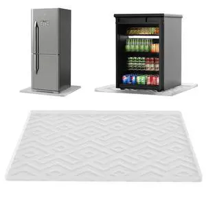Mini Fridge Silicone Mat - 23.6"x23.6"x0.47" Non-Slip, Spill-Proof, Drip Prevention | Ideal for Refrigerators, Washing Machines, Dryers, Wine Coolers, and Dishwashers Mini Fridge Silicone Mat - 23.6"x23.6"x0.47" Non-Slip, Spill-Proof, Drip Prevention | Ideal for Refrigerators, Washing Machines, Dryers, Wine Coolers, and Dishwashers