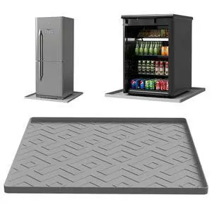 Mini Fridge Silicone Mat 23.6"x23.6"x0.47" - Non-Slip, Spill-Proof, Drip Prevention | Ideal for Refrigerators, Washing Machines, Dryers, Wine Coolers, and Dishwashers Mini Fridge Silicone Mat 23.6"x23.6"x0.47" - Non-Slip, Spill-Proof, Drip Prevention | Ideal for Refrigerators, Washing Machines, Dryers, Wine Coolers, and Dishwashers