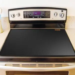 Large Fireproof Stove Top Covers for Electric Stove, Waterproof & Heat Resistant Mat for Glass Top, Stovetop Protector, Anti-Scratch, 36x24 Black Large Fireproof Stove Top Covers for Electric Stove, Waterproof & Heat Resistant Mat for Glass Top, Stovetop Protector, Anti-Scratch, 36x24 Black