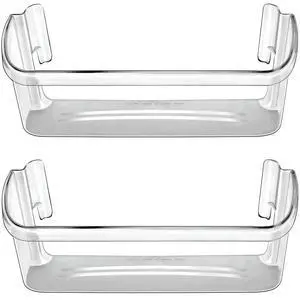 240323002 Refrigerator Door Bin Shelf Compatible with Frigidaire & Kenmore | Bottom 2 Shelves on Refrigerator Side, Single Unit, Clear, Replaces PS429725, AH429725, AP2115742 240323002 Refrigerator Door Bin Shelf Compatible with Frigidaire & Kenmore | Bottom 2 Shelves on Refrigerator Side, Single Unit, Clear, Replaces PS429725, AH429725, AP2115742