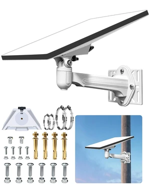 Starlink Mini Wall and Pole Clamp Mount, 360° Adjustable Heavy-Duty Aluminum Alloy Bracket, Rustproof Anti-Corrosion, Multi-Purpose Mount Fits Wall, Pole, Pipe & Railing, Home & Outdoor Use Starlink Mini Wall and Pole Clamp Mount, 360° Adjustable Heavy-Duty Aluminum Alloy Bracket, Rustproof Anti-Corrosion, Multi-Purpose Mount Fits Wall, Pole, Pipe & Railing, Home & Outdoor Use