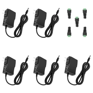 5V 2A Power Supply Adapter DC 5V 2000mA Power Cord AC/DC Charger AC 100V-240V to DC 5 Volt 1.5A 1Amp 0.5A for Security Camera Baby Monitor Graco Swing TV Box Raspberry Pi USB Type C (5 Pack) 5V 2A Power Supply Adapter DC 5V 2000mA Power Cord AC/DC Charger AC 100V-240V to DC 5 Volt 1.5A 1Amp 0.5A for Security Camera Baby Monitor Graco Swing TV Box Raspberry Pi USB Type C (5 Pack)