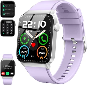 Smart Watch for Women, 1.85" HD Touch Screen Fitness Watch(Answer/Make Call), 100+ Sports Modes, Fitness Tracker with Heart Rate/Sleep Monitor, Pedometer, IP68 Waterproof Smartwatch for Android iOS Smart Watch for Women, 1.85" HD Touch Screen Fitness Watch(Answer/Make Call), 100+ Sports Modes, Fitness Tracker with Heart Rate/Sleep Monitor, Pedometer, IP68 Waterproof Smartwatch for Android iOS