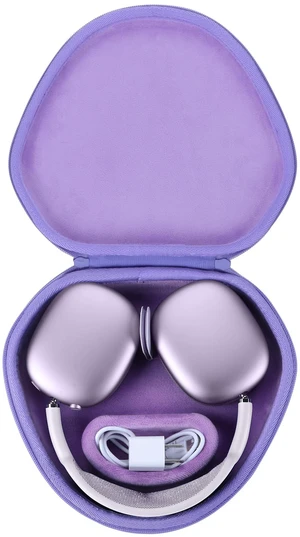 Storage Case Compatible with Apple AirPods Max Over-Ear Headphones Lightweight Carry, Secure Storage, Convenient Zipper, Soft Interior,Lilac Case Storage Case Compatible with Apple AirPods Max Over-Ear Headphones Lightweight Carry, Secure Storage, Convenient Zipper, Soft Interior,Lilac Case