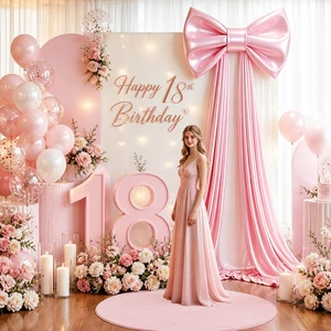 Big Pink Bow for Backdrop, Extra Large Coquette Bows with Built-in Sponge, 48x24x120 Inches Giant Bow Decor for Birthday, Baby Shower, Bridal Party, Wedding, Nursery Room Hanging Decoration Big Pink Bow for Backdrop, Extra Large Coquette Bows with Built-in Sponge, 48x24x120 Inches Giant Bow Decor for Birthday, Baby Shower, Bridal Party, Wedding, Nursery Room Hanging Decoration