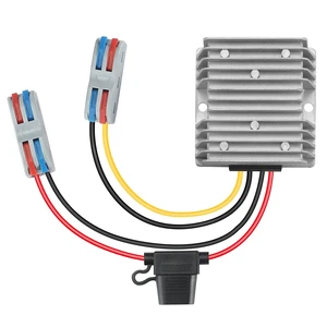 20A 240W 12V Golf Cart 24V 36V 48V 60V 72V 84V Step Down to 12V Buck Converter Voltage Regulator Reducer Transformer with Fuse for Golf Cart-Overload and Short Circuit Protection (Input 20-90V) 20A 240W 12V Golf Cart 24V 36V 48V 60V 72V 84V Step Down to 12V Buck Converter Voltage Regulator Reducer Transformer with Fuse for Golf Cart-Overload and Short Circuit Protection (Input 20-90V)