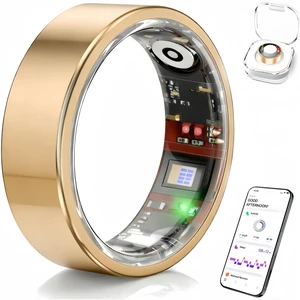 Smart Ring for Women & Men, Health Tracker Ring Supports Heart Rate, Blood Oxygen,and Charging case, IP68 Waterproof Fitness Ring for iOS/Android, No Subscription Fee (Rosegold, 8#) Smart Ring for Women & Men, Health Tracker Ring Supports Heart Rate, Blood Oxygen,and Charging case, IP68 Waterproof Fitness Ring for iOS/Android, No Subscription Fee (Rosegold, 8#)