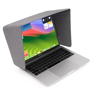 Laptop Sun Shade for Working Outside, Light Weight Display Screen Privacy Hood & Glare Shield, Foldable Shield Cover (Gray, L) Laptop Sun Shade for Working Outside, Light Weight Display Screen Privacy Hood & Glare Shield, Foldable Shield Cover (Gray, L)