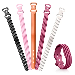 Replacement Active Band Compatible with Fitbit Air 5 Pack, Silicone Soft Breathable Straps for Women Men Replacement Active Band Compatible with Fitbit Air 5 Pack, Silicone Soft Breathable Straps for Women Men