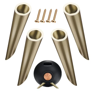 2 Pairs Legs for Harman Kardon Onyx Studio 1 and 2 Speakers Gold Stand Set with Screws, Non-slip, Provide a Stable & Secure Base, Make the Speakers Look Neat Outside, Easy DIY Install 2 Pairs Legs for Harman Kardon Onyx Studio 1 and 2 Speakers Gold Stand Set with Screws, Non-slip, Provide a Stable & Secure Base, Make the Speakers Look Neat Outside, Easy DIY Install