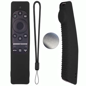 Silicone Protecitve Case Cover for Samsung Smart TV Remote Control BN59 Series, with Magnet Anti-Lost Shockproof Soft Anti Slip Shockproof Remote Control Skin Sleeve Protector (Black) Silicone Protecitve Case Cover for Samsung Smart TV Remote Control BN59 Series, with Magnet Anti-Lost Shockproof Soft Anti Slip Shockproof Remote Control Skin Sleeve Protector (Black)