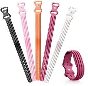 Replacement Active Band Compatible with Fitbit Air 5 Pack, Silicone Soft Breathable Straps for Women Men Replacement Active Band Compatible with Fitbit Air 5 Pack, Silicone Soft Breathable Straps for Women Men