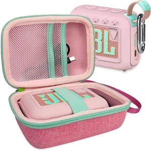 Silicone Cover and Hard Carrying Case for JBL Go 4 Bluetooth Speaker Protective Holder Carrier for JBL Go 4 Speaker Accessories, Scratch-Resistant and Drop-Proof Cover (Pink) Silicone Cover and Hard Carrying Case for JBL Go 4 Bluetooth Speaker Protective Holder Carrier for JBL Go 4 Speaker Accessories, Scratch-Resistant and Drop-Proof Cover (Pink)