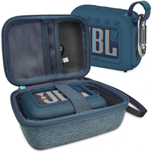 Silicone Cover and Hard Carrying Case for JBL Go 4 Bluetooth Speaker Protective Holder Carrier for JBL Go 4 Speaker Accessories, Scratch-Resistant and Drop-Proof Cover (Blue) Silicone Cover and Hard Carrying Case for JBL Go 4 Bluetooth Speaker Protective Holder Carrier for JBL Go 4 Speaker Accessories, Scratch-Resistant and Drop-Proof Cover (Blue)