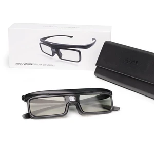 DLP Link 3D Glasses, Rechargeable Active Shutter Eyewear compatible LTV-2500, LTV-3500, Vanish TV & other DLP-LINK 3D projectors (1 Pack) DLP Link 3D Glasses, Rechargeable Active Shutter Eyewear compatible LTV-2500, LTV-3500, Vanish TV & other DLP-LINK 3D projectors (1 Pack)