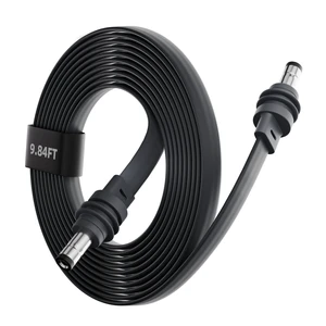 Starlink Mini Flat DC Power Cable 9.84ft/3m, Waterproof Replacement Cord 20AWG Ultra-Thin Flat Waterproof DC Male to Male Cord for Starlink Mini & Mini X, RV Van Truck Camping Outdoor Starlink Mini Flat DC Power Cable 9.84ft/3m, Waterproof Replacement Cord 20AWG Ultra-Thin Flat Waterproof DC Male to Male Cord for Starlink Mini & Mini X, RV Van Truck Camping Outdoor