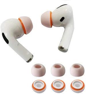 Upgraded Memory Foam&Silicone Hybrid Ear Tips for AirPods Pro 1st & 2nd Gen,Ultra-Comfort,Anti-Slip Eartips,Perfect Noise Reduction,Fit in The Charging Case,3 Pairs(Orange, Small) Upgraded Memory Foam&Silicone Hybrid Ear Tips for AirPods Pro 1st & 2nd Gen,Ultra-Comfort,Anti-Slip Eartips,Perfect Noise Reduction,Fit in The Charging Case,3 Pairs(Orange, Small)
