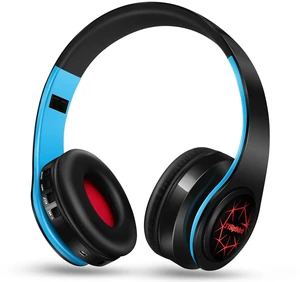 Bluetooth Headphones, Chat- Comfortable Over Ear Stereo Headphones,7 Breathing Led Lights up, Wireless Headset for Adult Teen Kid for Phone/Samsung/Pad/PC/Android/Laptop/TV (Blue) Bluetooth Headphones, Chat- Comfortable Over Ear Stereo Headphones,7 Breathing Led Lights up, Wireless Headset for Adult Teen Kid for Phone/Samsung/Pad/PC/Android/Laptop/TV (Blue)