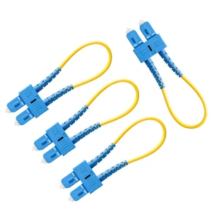 4 PCS Single Mode Loopback Plug Tester SC-UPC Fiber Optical Duplex Cable Adapter 9/125 4 PCS Single Mode Loopback Plug Tester SC-UPC Fiber Optical Duplex Cable Adapter 9/125