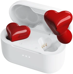Heart Wireless Earbuds for Girls, Cute Stylish HiFi Stereo Bluetooth Headphones with Noise Cancelling Mic, IP7 Waterproof 48H True Wireless Heart Ear Buds, Red Wireless headphones Gifts for Women Heart Wireless Earbuds for Girls, Cute Stylish HiFi Stereo Bluetooth Headphones with Noise Cancelling Mic, IP7 Waterproof 48H True Wireless Heart Ear Buds, Red Wireless headphones Gifts for Women