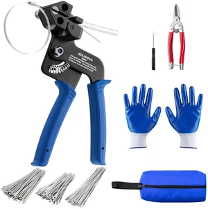 250PCS 304 Stainless Steel Cable Tie Gun Metal Zip Ties Heavy Duty Outdoor Metal Zip Cutter Adjustable Fastening Cutting Tie Tool Sets for Vehicles Exhaust Wrap Wire Fence Chicken Coop 250PCS 304 Stainless Steel Cable Tie Gun Metal Zip Ties Heavy Duty Outdoor Metal Zip Cutter Adjustable Fastening Cutting Tie Tool Sets for Vehicles Exhaust Wrap Wire Fence Chicken Coop