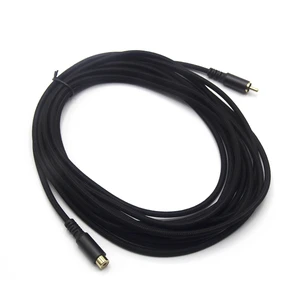 RCA Extension Audio Cable Male to Famale, RCA Stereo Audio Cable Hi-Fi Sound Gold Plated Copper Shell Nylon-Braided (20 Feet) RCA Extension Audio Cable Male to Famale, RCA Stereo Audio Cable Hi-Fi Sound Gold Plated Copper Shell Nylon-Braided (20 Feet)