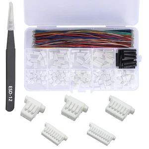 JST SH 1.0mm Connector Kit with Cables, 3-12Pin Housing JST Adapter 3-12Pin JST SH plastic housings, 28AWG 150mm pre-crimped colorful wires, Complete wiring kit for FPV flight controller JST SH 1.0mm Connector Kit with Cables, 3-12Pin Housing JST Adapter 3-12Pin JST SH plastic housings, 28AWG 150mm pre-crimped colorful wires, Complete wiring kit for FPV flight controller