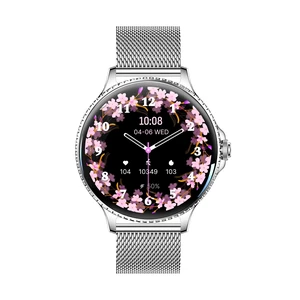 Smart Watches Women,1.27'' Activity Trackers with Bluetooth Calls(Answer&Make) Heart Rate/Sleep/SpO2 Monitor Sport Modes Waterproof for iPhone/Android (Silver) Smart Watches Women,1.27'' Activity Trackers with Bluetooth Calls(Answer&Make) Heart Rate/Sleep/SpO2 Monitor Sport Modes Waterproof for iPhone/Android (Silver)