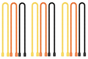 9 Pack 12 Inch Silicone Cable Ties, Reusable Bendable Rubber Twist Ties Flexible Silicone, Bendable and Reusable; Strong Grip; for Cord Organizer, Cable Management, Home, Office, Travel 9 Pack 12 Inch Silicone Cable Ties, Reusable Bendable Rubber Twist Ties Flexible Silicone, Bendable and Reusable; Strong Grip; for Cord Organizer, Cable Management, Home, Office, Travel