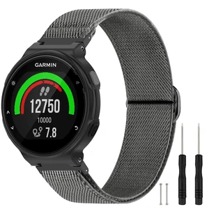 Elastic Nylon Watchband Compatible with Garmin Forerunner 235/220/230/620/630/735XT,Soft Adjustable Sport Stretchy Replacement Strap for Forerunner 235 Lite/Approach S20/S6/S5 Accessory Elastic Nylon Watchband Compatible with Garmin Forerunner 235/220/230/620/630/735XT,Soft Adjustable Sport Stretchy Replacement Strap for Forerunner 235 Lite/Approach S20/S6/S5 Accessory