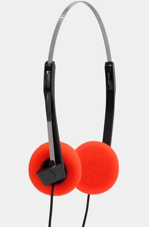 Retro Foam On-Ear Headphones On-Ear Wired Headphones with Foam Earpads 3.5mm Jack for Cassette Players, Walkmans, Boomboxes & More Vintage-Style (Red) Retro Foam On-Ear Headphones On-Ear Wired Headphones with Foam Earpads 3.5mm Jack for Cassette Players, Walkmans, Boomboxes & More Vintage-Style (Red)