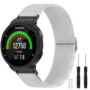 Elastic Nylon Watchband Compatible with Garmin Forerunner 235/220/230/620/630/735XT,Soft Adjustable Sport Stretchy Replacement Strap for Forerunner 235 Lite/Approach S20/S6/S5 Accessory Elastic Nylon Watchband Compatible with Garmin Forerunner 235/220/230/620/630/735XT,Soft Adjustable Sport Stretchy Replacement Strap for Forerunner 235 Lite/Approach S20/S6/S5 Accessory