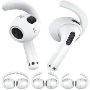 3 Pairs AirPods 3 Ear Hooks Anti-Slip Ear Covers Accessories Added Storage Pouch, Anti Slip, Secure Fit, Comfortable Silicone, Compatiable with Apple AirPods 3 2021 3 Pairs AirPods 3 Ear Hooks Anti-Slip Ear Covers Accessories Added Storage Pouch, Anti Slip, Secure Fit, Comfortable Silicone, Compatiable with Apple AirPods 3 2021