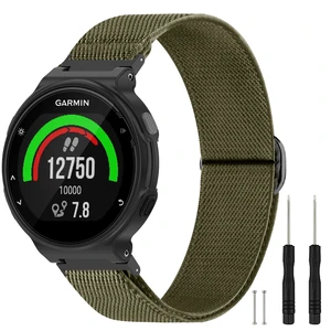 Elastic Nylon Watchband Compatible with Garmin Forerunner 235/220/230/620/630/735XT,Soft Adjustable Sport Stretchy Replacement Strap for Forerunner 235 Lite/Approach S20/S6/S5 Accessory Elastic Nylon Watchband Compatible with Garmin Forerunner 235/220/230/620/630/735XT,Soft Adjustable Sport Stretchy Replacement Strap for Forerunner 235 Lite/Approach S20/S6/S5 Accessory