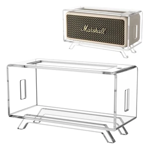 Acrylic Desktop Stand Holder Compatible with Marshall Emberton/Emberton II/Emberton III Portable Speaker, Table Holder Display Shelf Speaker Desktop Stand Shelf (Transparent) Acrylic Desktop Stand Holder Compatible with Marshall Emberton/Emberton II/Emberton III Portable Speaker, Table Holder Display Shelf Speaker Desktop Stand Shelf (Transparent)