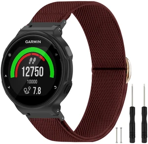 Elastic Nylon Watchband Compatible with Garmin Forerunner 235/220/230/620/630/735XT,Soft Adjustable Sport Stretchy Replacement Strap for Forerunner 235 Lite/Approach S20/S6/S5 Accessory Elastic Nylon Watchband Compatible with Garmin Forerunner 235/220/230/620/630/735XT,Soft Adjustable Sport Stretchy Replacement Strap for Forerunner 235 Lite/Approach S20/S6/S5 Accessory