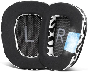 Cooling Gel Ear Pads Cushions Replacement for Logitech G35 G930 G933 G935 G633 G635 G533 G430 G431 G432 G433 Gaming Headset, Earpads for G332 G230 G231 G233 Headphones - Snow Leopard Cooling Gel Ear Pads Cushions Replacement for Logitech G35 G930 G933 G935 G633 G635 G533 G430 G431 G432 G433 Gaming Headset, Earpads for G332 G230 G231 G233 Headphones - Snow Leopard