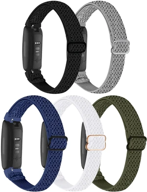 5-Pack Elastic Nylon Bands Compatible with Fitbit Inspire 3/Inspire 2/Inspire HR/Inspire, Breathable Adjustable Replacement Stretchy Nylon Loop Wristband Sport Strap for Women Men, 503 5-Pack Elastic Nylon Bands Compatible with Fitbit Inspire 3/Inspire 2/Inspire HR/Inspire, Breathable Adjustable Replacement Stretchy Nylon Loop Wristband Sport Strap for Women Men, 503