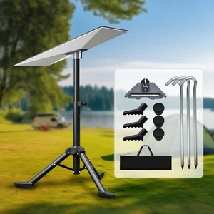 Starlink Tripod Stand Mount for Starlink Standard 4/4X/ Gen3/4/V4 For Starlink V3/V4 Dish, 360° Rotation, Heavy Duty PC+ASA Pole Mount Kit, For Roof, RV & Outdoor Starlink Tripod Stand Mount for Starlink Standard 4/4X/ Gen3/4/V4 For Starlink V3/V4 Dish, 360° Rotation, Heavy Duty PC+ASA Pole Mount Kit, For Roof, RV & Outdoor