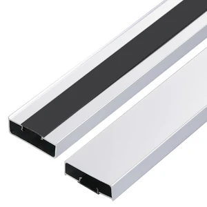 Aluminium Alloy U Shape Edge Trim Strip Decoration Profiles with Base, Metal Cable Raceway Cord Protector Hider Condenser Concealer Decor Edging Strips Aluminium Alloy U Shape Edge Trim Strip Decoration Profiles with Base, Metal Cable Raceway Cord Protector Hider Condenser Concealer Decor Edging Strips
