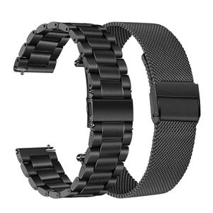 Women Band Sets for Vivoactive 6 5 3 Smart Watch, 20mm Solid Stainless Steel Watchband + Mesh Strap for Garmin Venu Sq 2 / Forerunner 570 42mm / Vivomove 3 Luxe Style Trend Women Band Sets for Vivoactive 6 5 3 Smart Watch, 20mm Solid Stainless Steel Watchband + Mesh Strap for Garmin Venu Sq 2 / Forerunner 570 42mm / Vivomove 3 Luxe Style Trend
