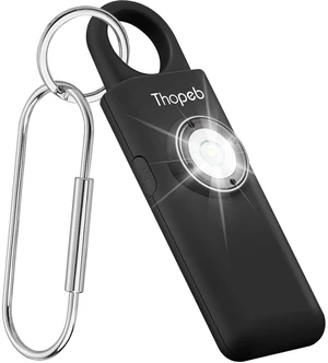Personal Safety Alarm for Women Upgraded Rechargeable Strobe with Separate Switch, 135dB Siren, Long-Lasting Protection, Stylish Keychain (Charcoal) Personal Safety Alarm for Women Upgraded Rechargeable Strobe with Separate Switch, 135dB Siren, Long-Lasting Protection, Stylish Keychain (Charcoal)